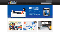 Desktop Screenshot of luxurypaints.com.au